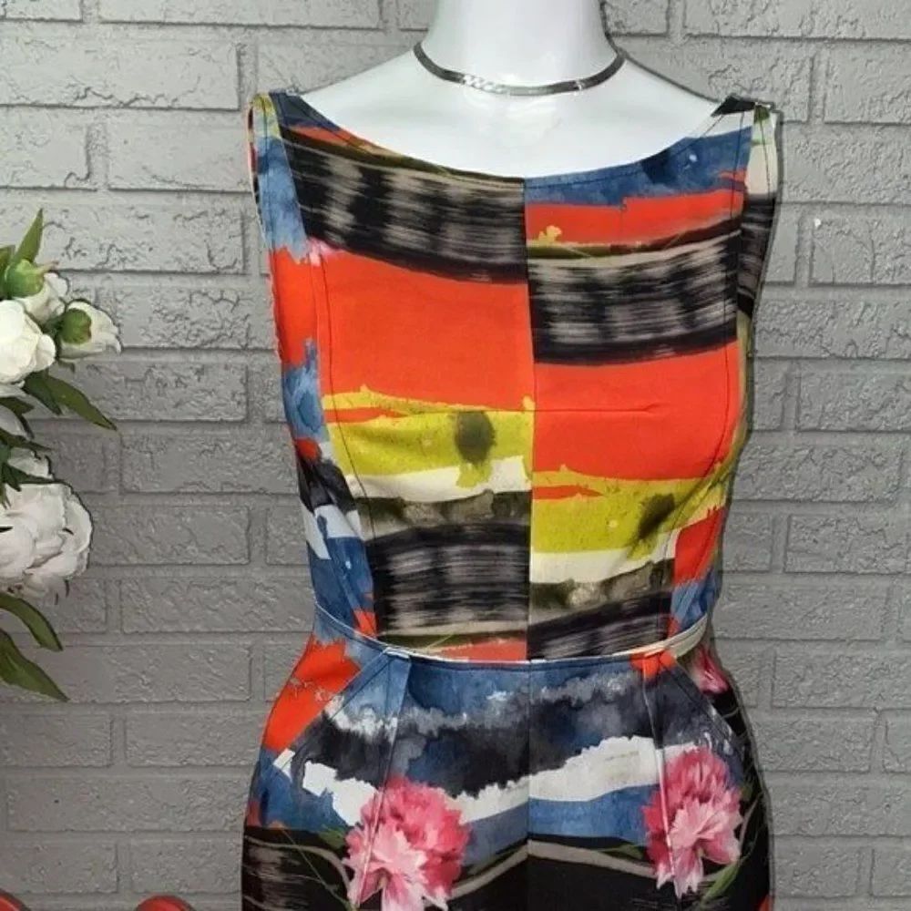 Milly Multi Color Mini Dress Size 0 - Picture 2 of 14